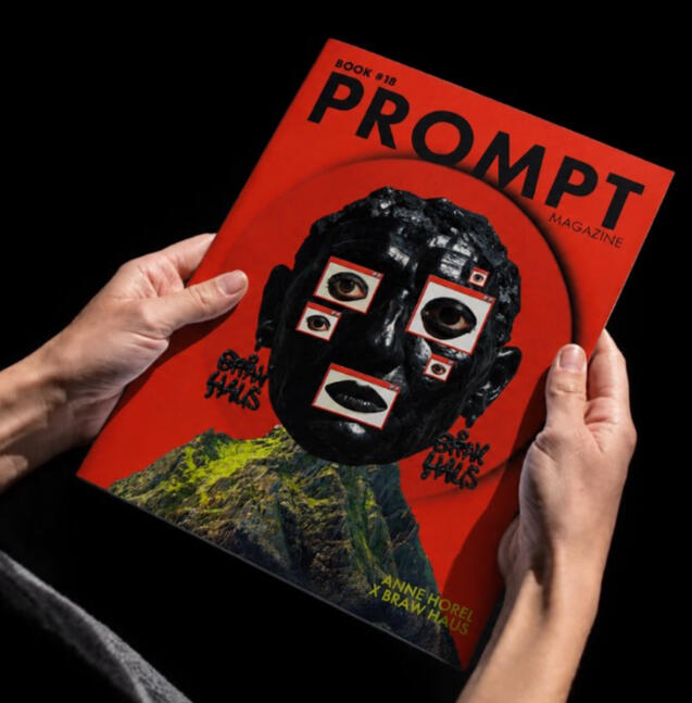 Prompt Magazine Cover x Brawhaus