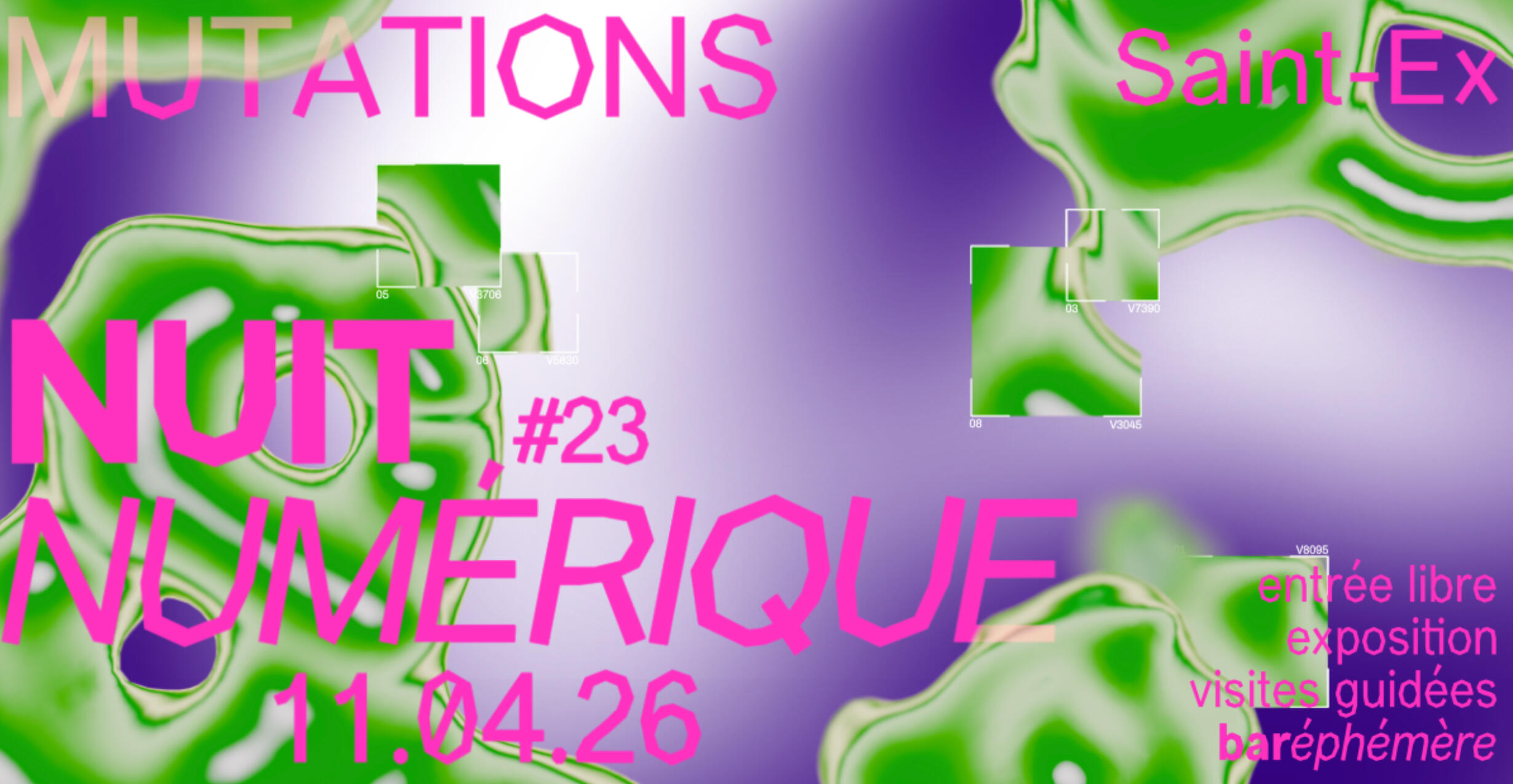 COMING SOON: MUTATIONS - Nuit Numérique - April 11th - Reims, France