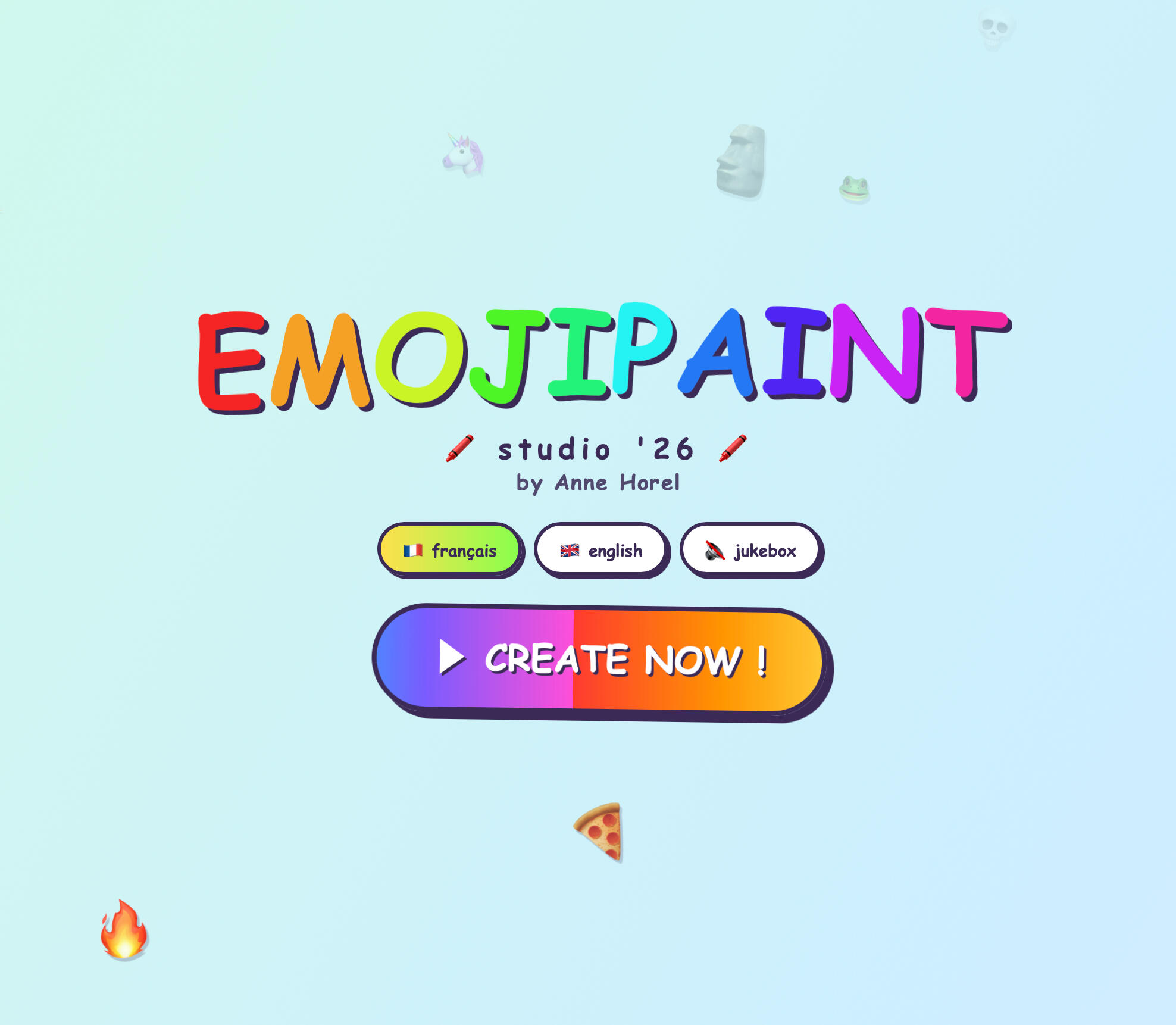 EMOJIPAINT STUDIO '26 - IMAGE & MUSIC EDITOR